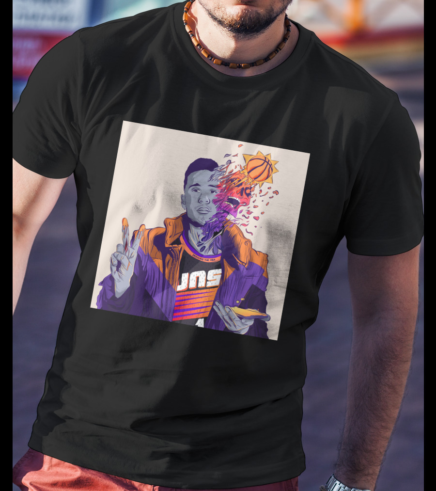 Dangerous Devin Booker Suns Basketball Explosion T-Shirt