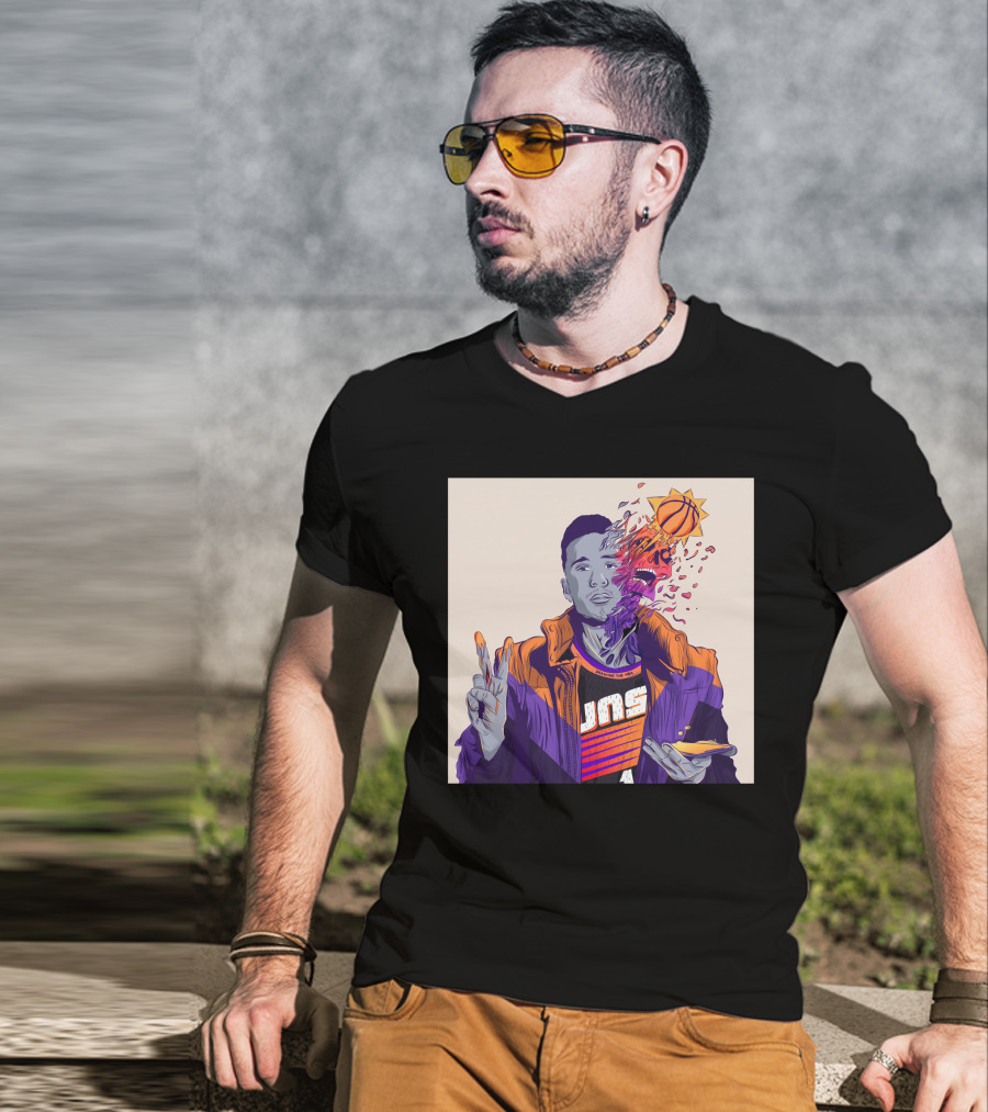 Dangerous Devin Booker Suns Basketball Explosion T-Shirt