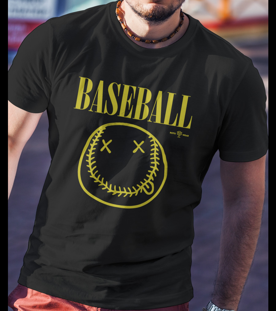 BASEBALL Smells Like Seam Spirit RotoWear T-Shirt