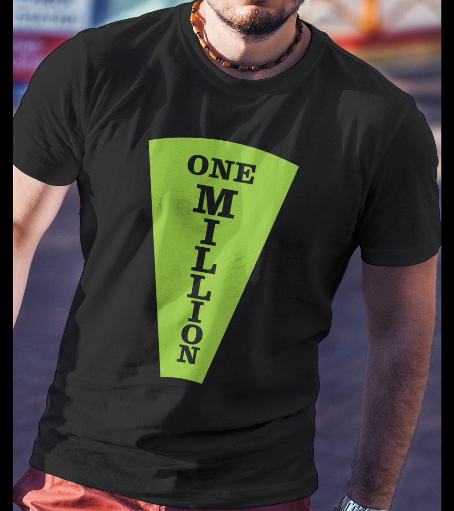 One Million Dollar Wedge Wheel Of Fortune Iconic Game Show T-Shirt