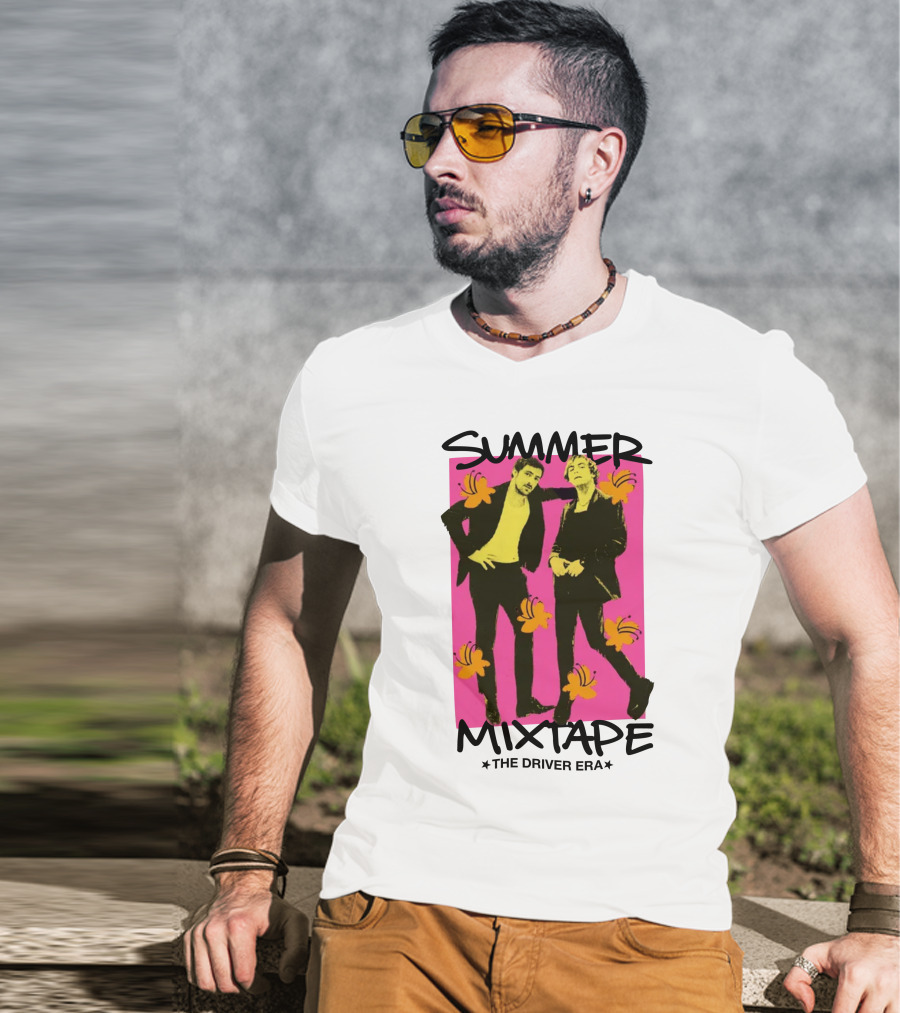Summer Mixtape The Driver Era Neon Duo With Flowers T-Shirt