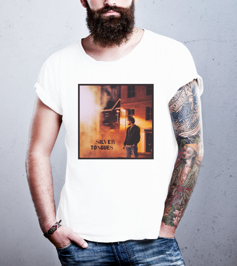 Silver Tongues Urban Night Scene T-Shirt