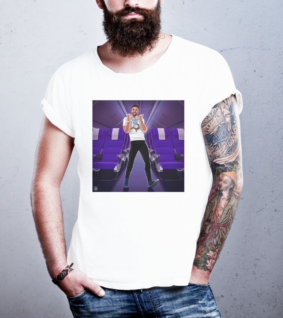 Kirko And The Vikings Airplane T-Shirt