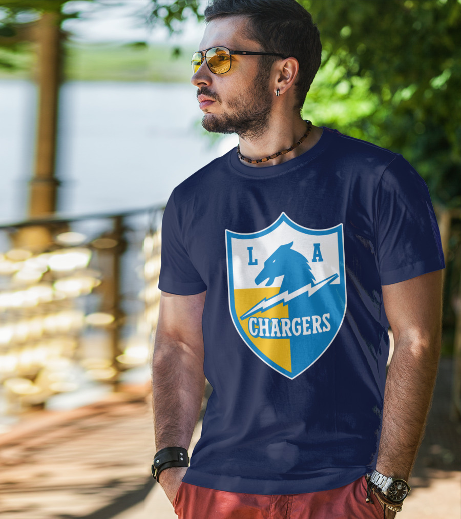 Los Angeles Chargers LA Shield Chargers Vintage T-Shirt