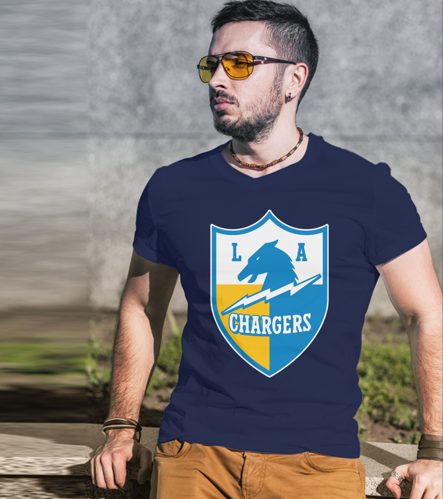 Los Angeles Chargers LA Shield Chargers Vintage T-Shirt