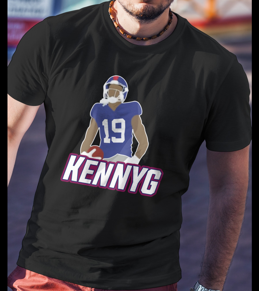 KENNYG 19 Football Player T-Shirt