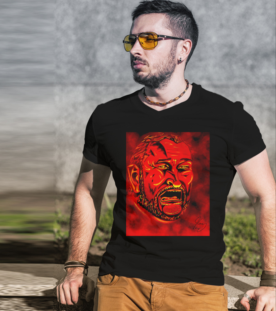 Ted Cruz Hell Red Cartoon Caricature Roast T-Shirt