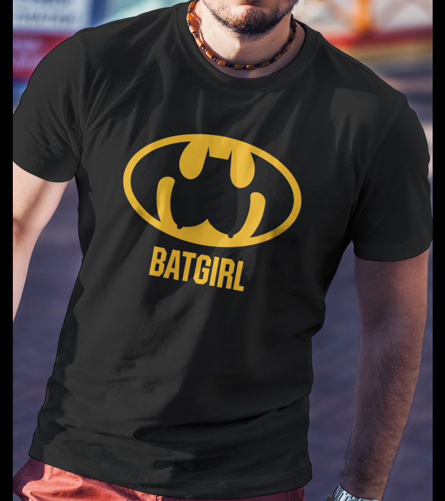 Batgirl Yellow Bat Symbol T-Shirt