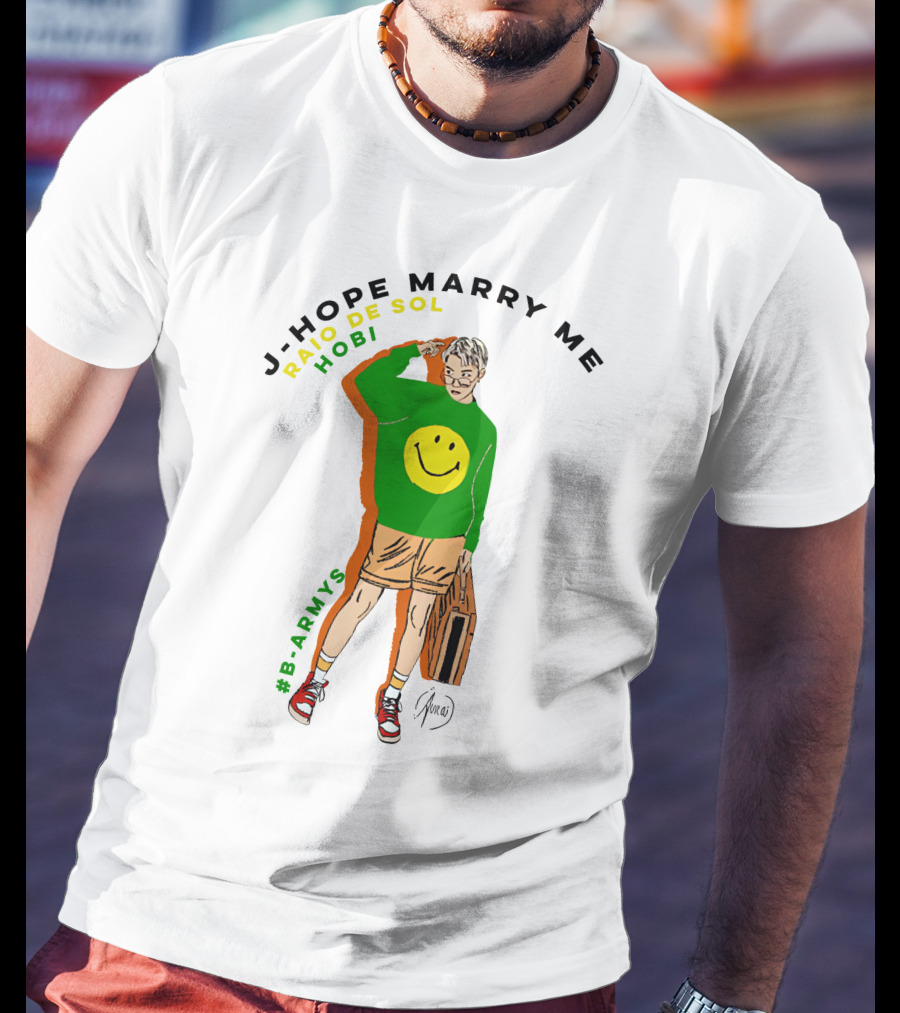 J-Hope Marry Me Rayo De Sol Hobi #B-Armys T-Shirt