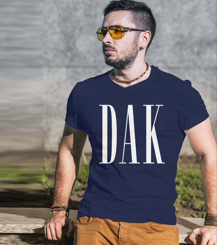 DAK Cowboys Quarterback Football Fan Gear T-Shirt