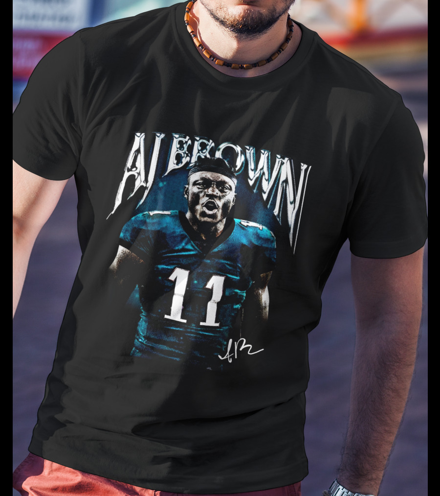 AJ Brown Number 11 T-Shirt