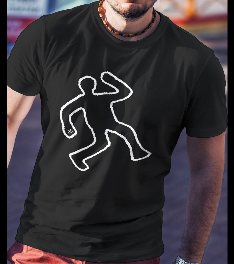 Ericdoa Chalk Outline Paranormal Absence T-Shirt