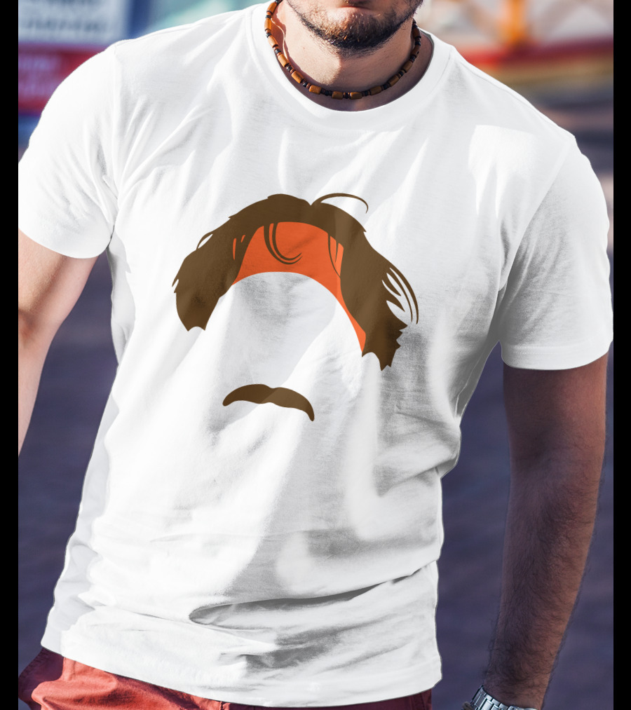 The Bvp Headband And Mustache T-Shirt
