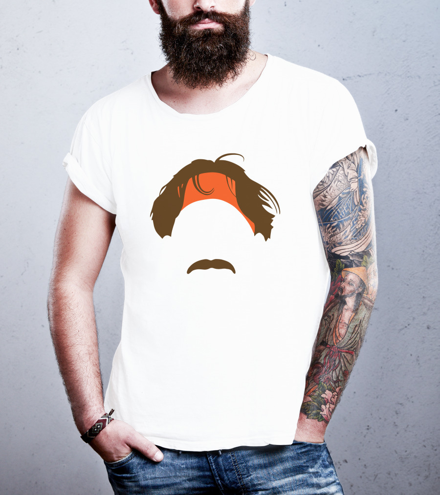 The Bvp Headband And Mustache T-Shirt