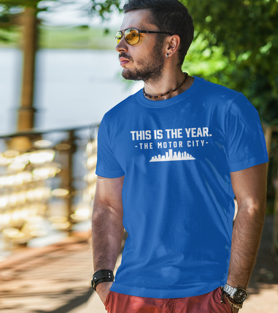 This Is The Year The Motor City Skyline T-Shirt