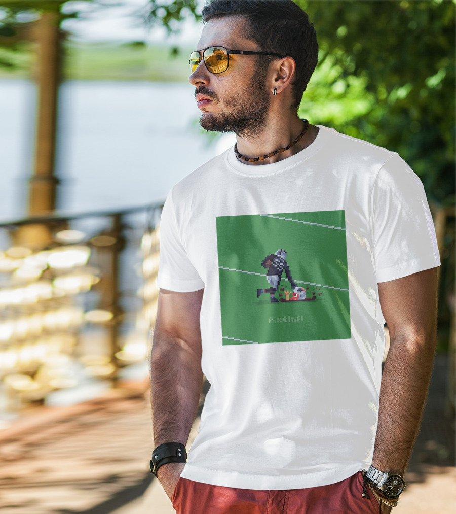 Chandler Jones Football Action Scene T-Shirt