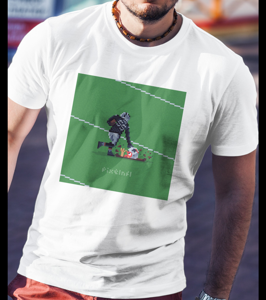 Chandler Jones Football Action Scene T-Shirt