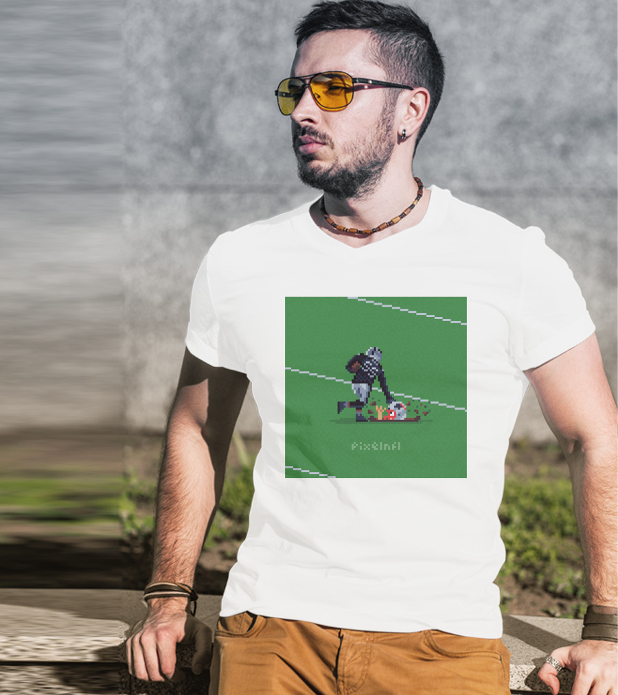 Chandler Jones Football Action Scene T-Shirt