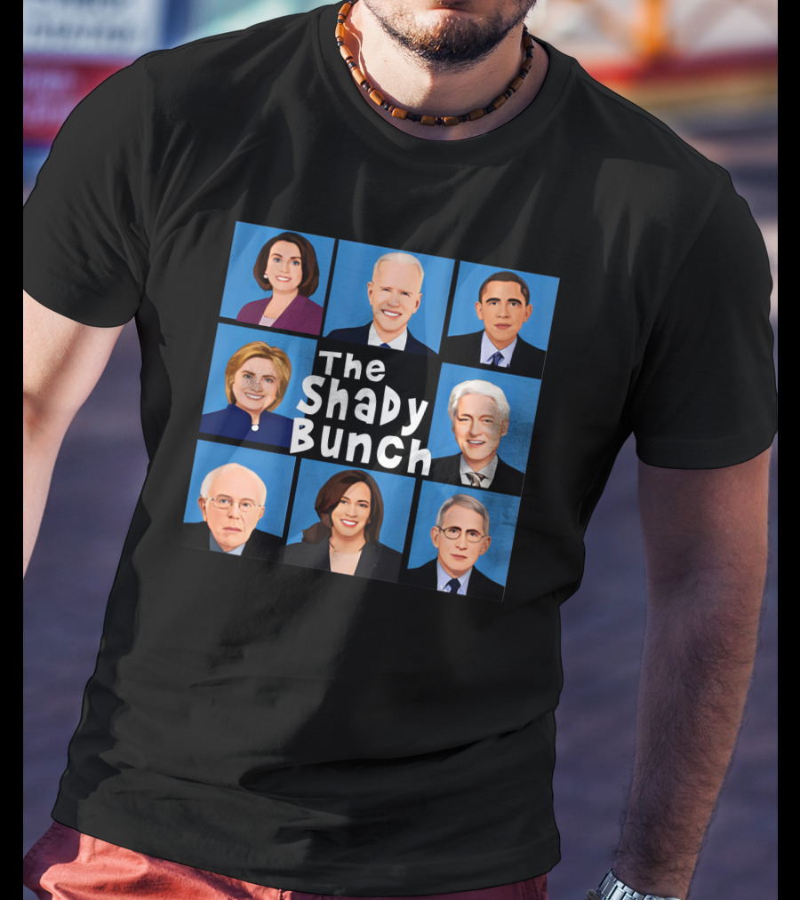 The Shady Bunch Clown World Political Figures T-Shirt