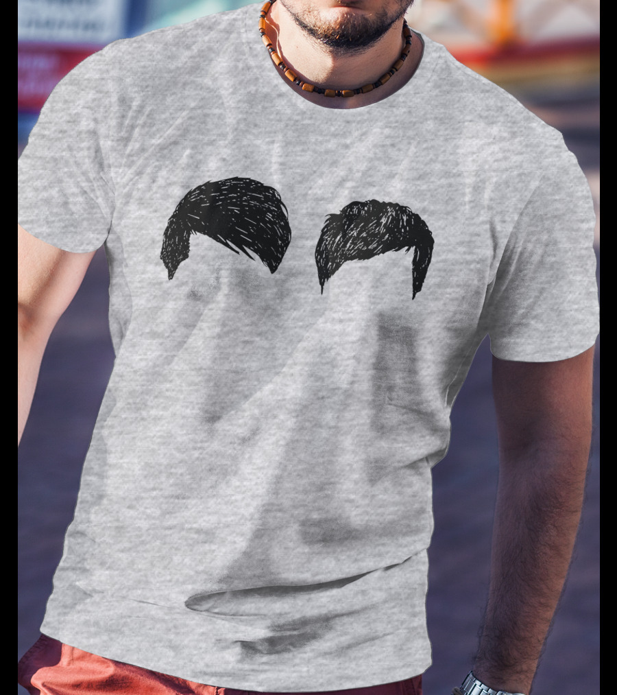 Dan And Phil Fringe Hair Iconic T-Shirt