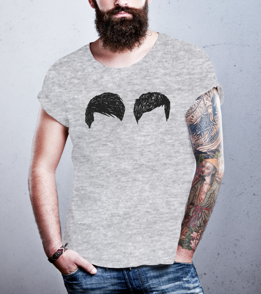 Dan And Phil Fringe Hair Iconic T-Shirt