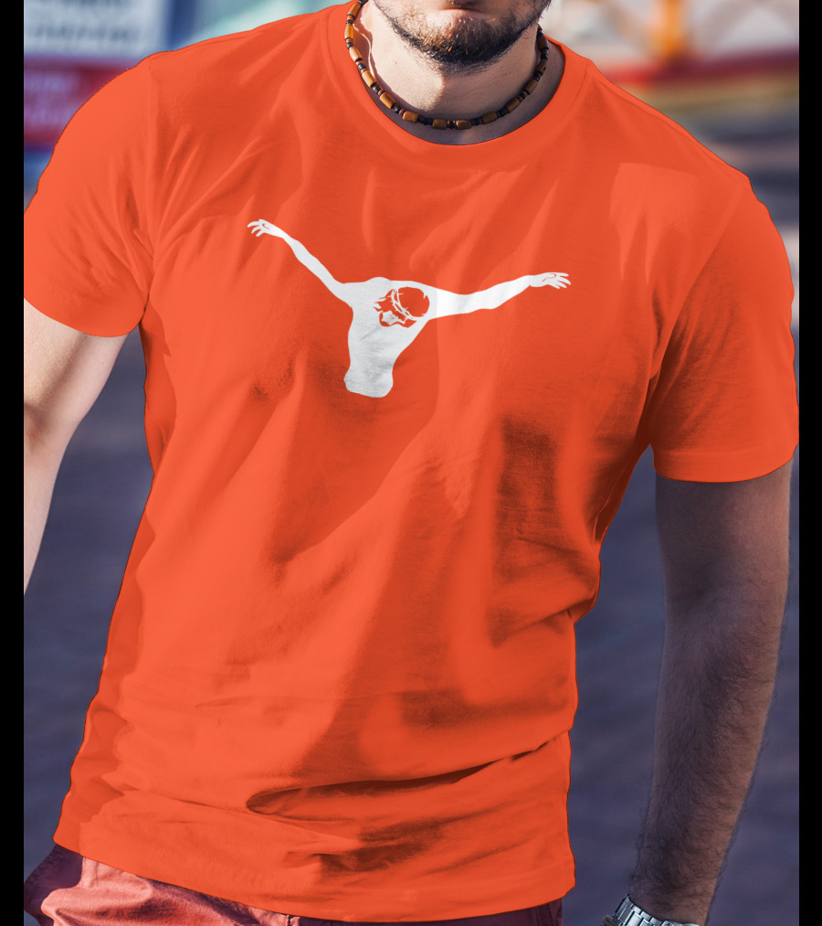 Touchdown Jesus Texas Football Fan Art Notre Dame Texas Longhorns Combo T-Shirt
