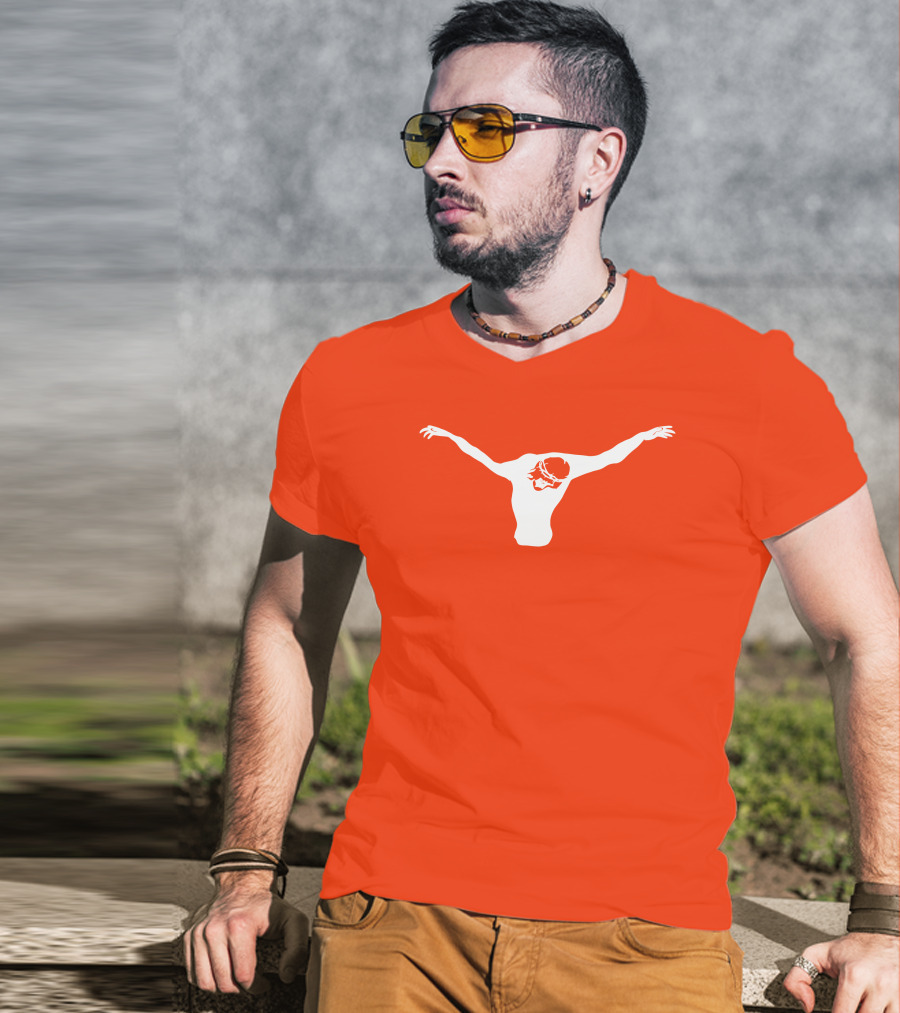 Touchdown Jesus Texas Football Fan Art Notre Dame Texas Longhorns Combo T-Shirt