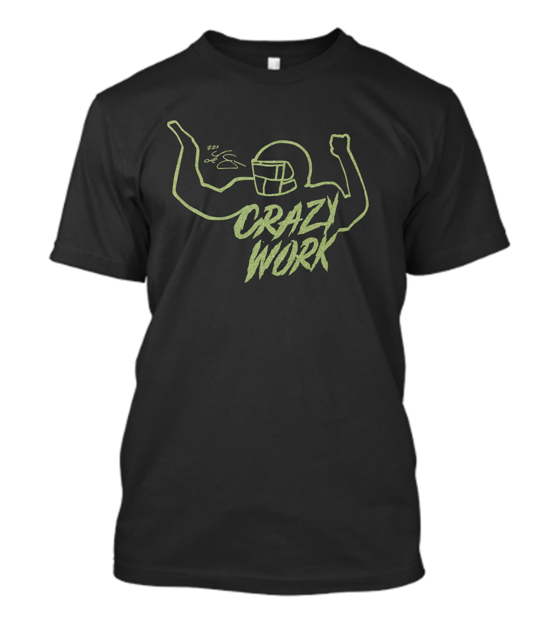 Crazy Work Football Celebration #74 T-Shirt