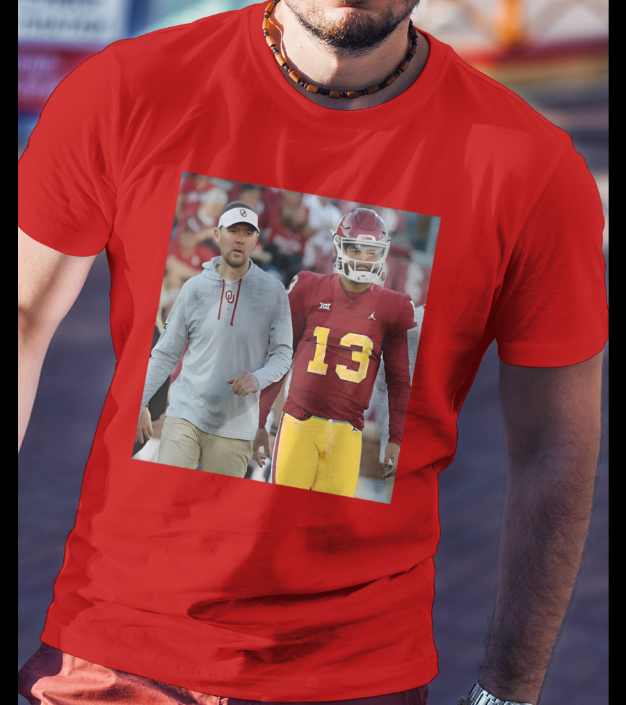 Caleb Williams And Spencer Rattler Oklahoma Football Showdown T-Shirt