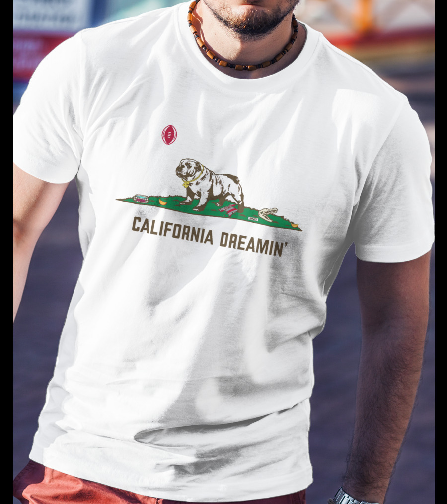 Georgia Football Bulldog California Dreamin' T-Shirt