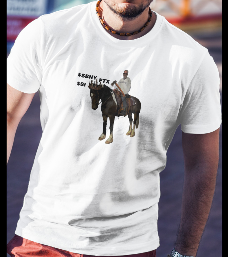 The Triple Crown $Sbny $Si Ftx Cryptocurrency Horse Rider T-Shirt
