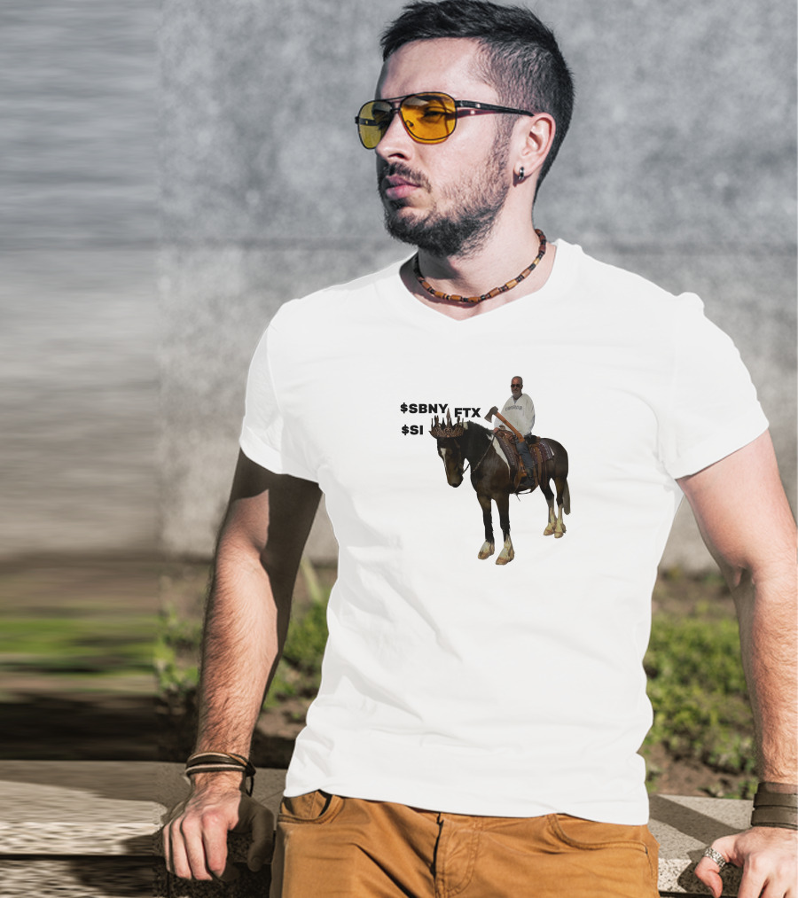 The Triple Crown $Sbny $Si Ftx Cryptocurrency Horse Rider T-Shirt
