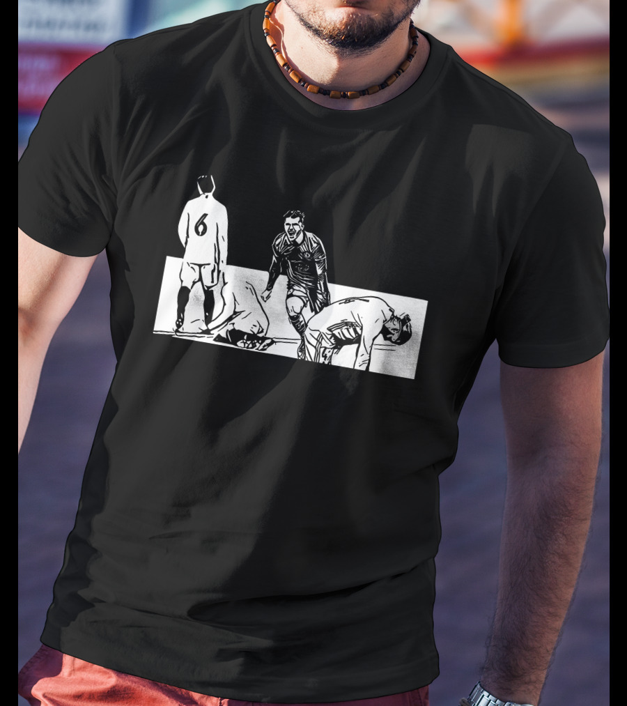 The Madrid Dagger Football Moment Iconic Victory Scene T-Shirt