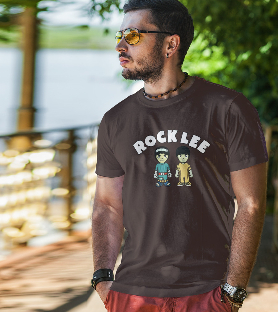 Rock Lee Chenille Martial Arts Duo T-Shirt