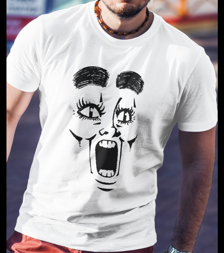 Represent Gasp Bold Expression Face T-Shirt