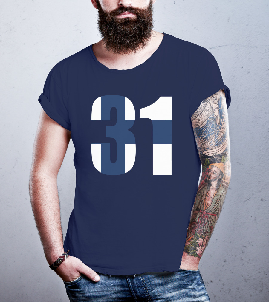 Nafo Finland 31 Finnish Flag Stripes T-Shirt