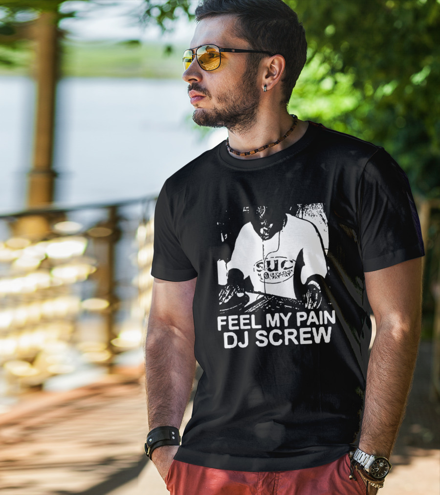 Feel My Pain DJ Screw S.U.C Tattoo T-Shirt