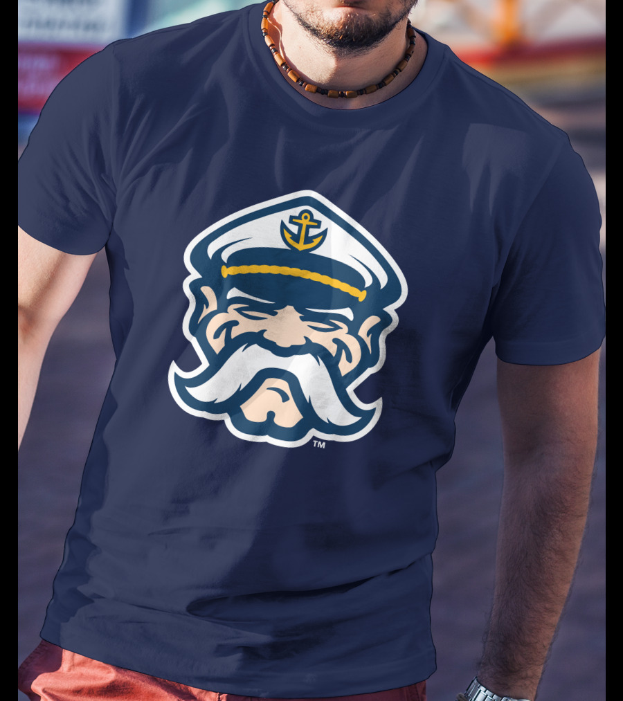 Lake County Captains Nautical Logo Cap T-Shirt