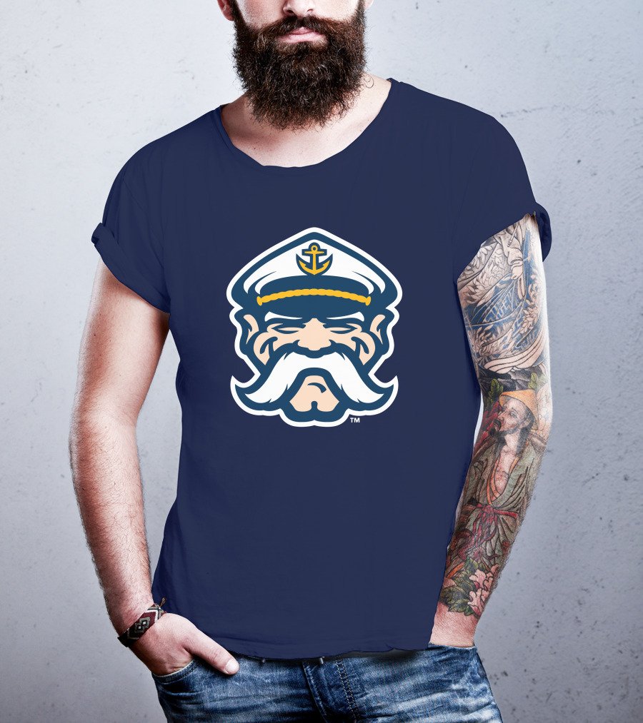 Lake County Captains Nautical Logo Cap T-Shirt