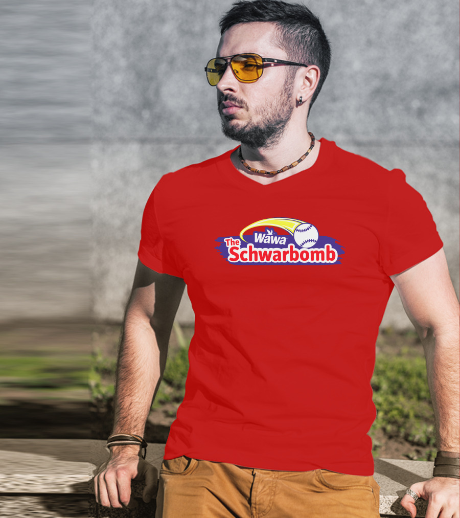 Wawa The Schwarbomb Baseball Iconic T-Shirt