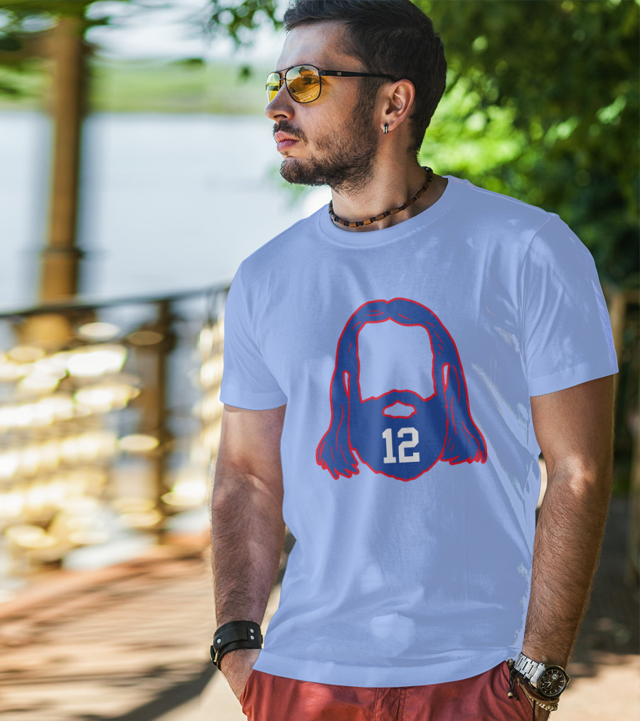 12 Blue Beard And Hair T-Shirt