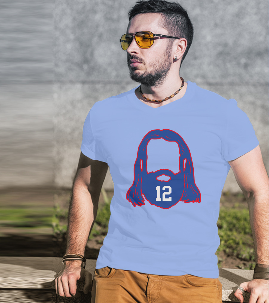 12 Blue Beard And Hair T-Shirt