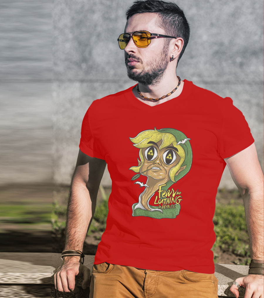 Fear And Loathing In Hyrule Psychedelic Adventure Tribute To Iconic Gaming Legend T-Shirt
