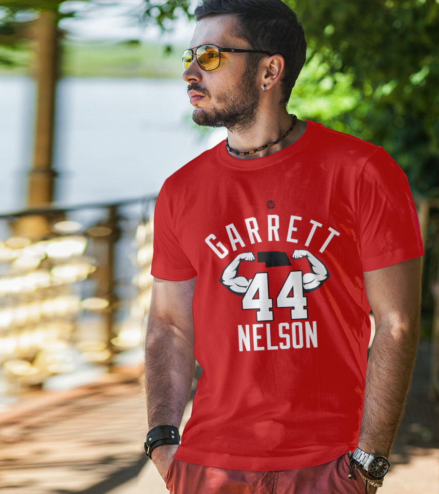 Garrett Nelson 44 Nebraska Strong T-Shirt