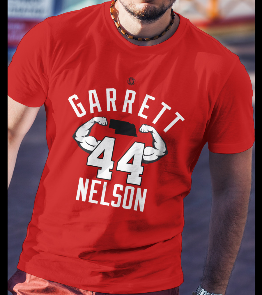 Garrett Nelson 44 Nebraska Strong T-Shirt