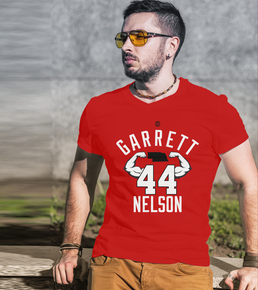 Garrett Nelson 44 Nebraska Strong T-Shirt