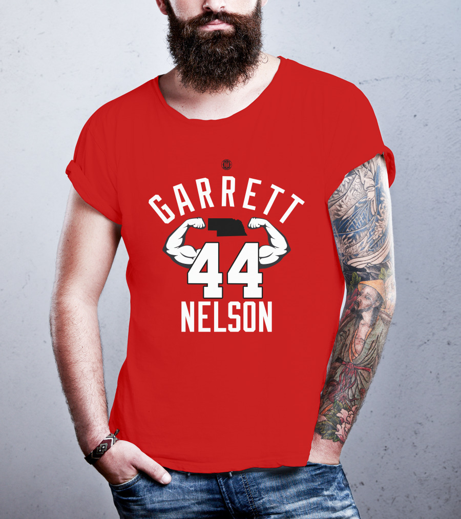 Garrett Nelson 44 Nebraska Strong T-Shirt