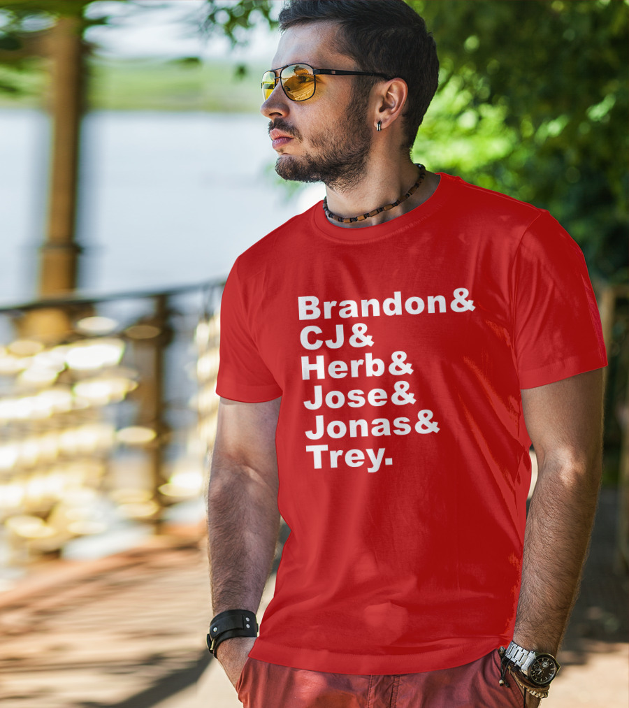 Brandon CJ Herb Jose Jonas Trey New Orleans Pelicans Fan T-Shirt