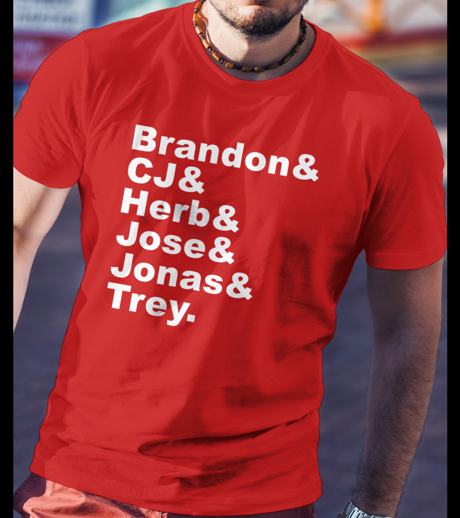 Brandon CJ Herb Jose Jonas Trey New Orleans Pelicans Fan T-Shirt