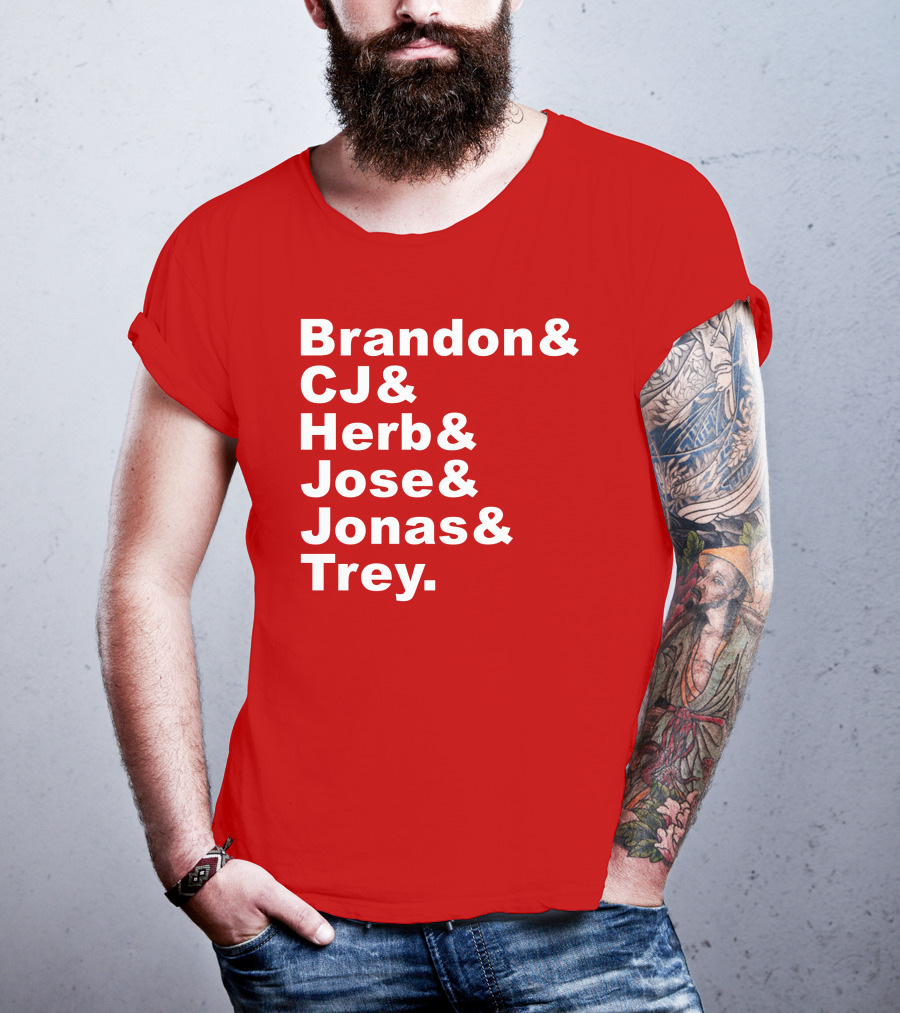 Brandon CJ Herb Jose Jonas Trey New Orleans Pelicans Fan T-Shirt